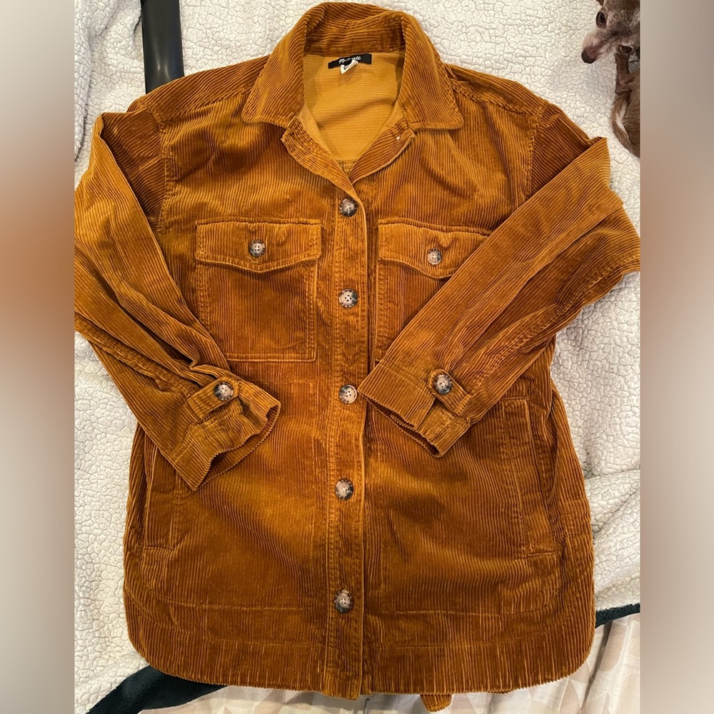 Madewell corduroy shacket